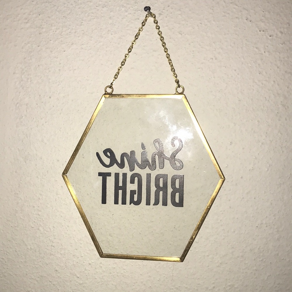 Shine bright window wall decor